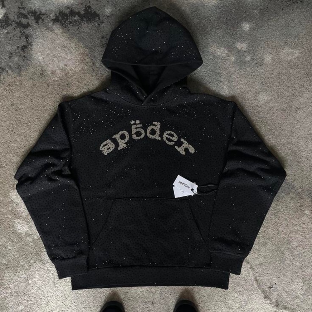 Spyder Black Pullover Hoodie Sweatshirt